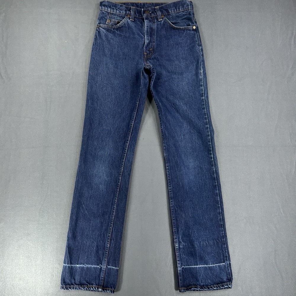 Vintage Levis Jeans Mens 30x34 (fits 29x34) Orange Tab 509 Made In USA 80s #2
